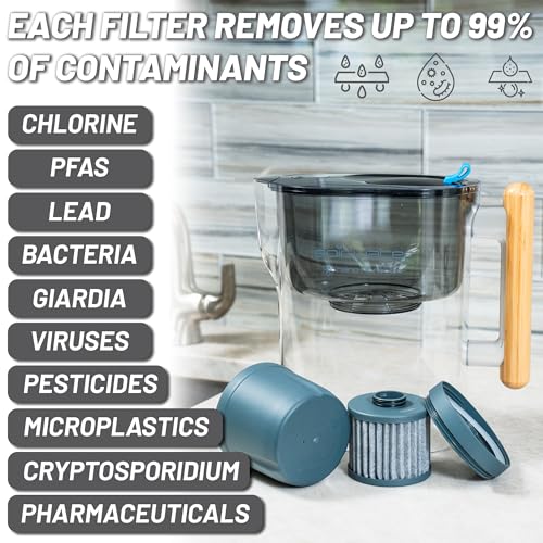 REPLACEMENT FILTER for Epic Nano XP Water Filter Pitcher or Dispenser. Nanofiltration Removes Bacteria