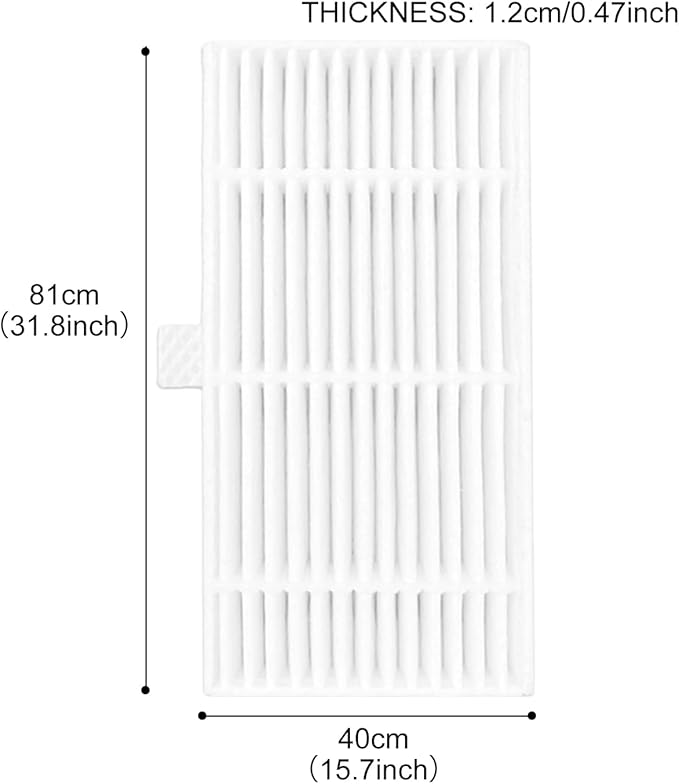 Filters For MAMNV BR150/BR151 For ZCWA BR150/BR151 For ONSON BR150/BR151 For GTTVO BR150/BR151 Robot Vacuum Cleaner, Vacuum Cleaner Filters Replacement Kits(10PCS) - AquaVibe