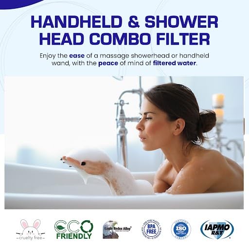 Luxury Shower Power Handheld & Shower Head Combo Filtration System