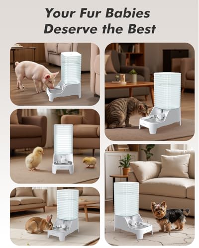 Automatic Dog Water Bowl Dispenser with Patented Faucet