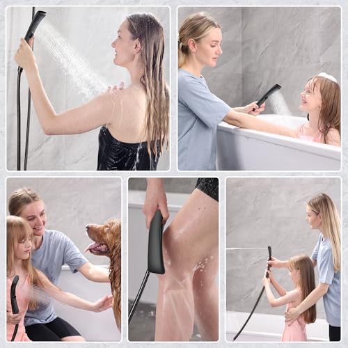 High Pressure Dual Shower Head Combo with Rainfall & Handheld