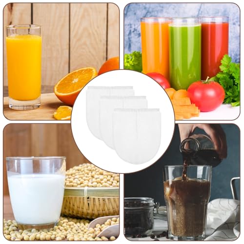 Cheese Bags 3 Pack 12" x 10" Nylon Reusable Fine Mesh Cheesecloth Strainer Nut Tea Beer Juice Filter Cloth for Cold Brew Coffee Yogurt Almond Soy Oat Milk
