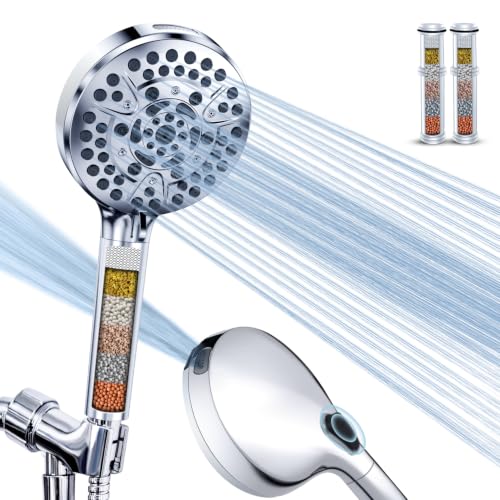 Filtered Shower Head with Handheld High Pressure 10
