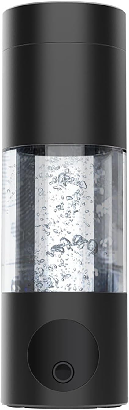Portable Hydrogen Water Bottle Generator – Smart PEM Hydrogenated Water Bottle Glass | Rechargeable Molecular Hydrogen Water Machine for Travel, Fitness & Daily Hydration