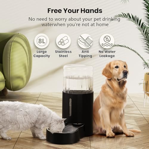 Dog Water Bowl Dispenser 8L