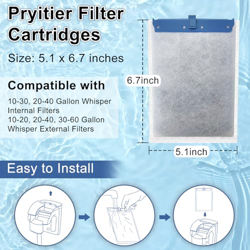 10 Pack Filter Cartridge for Whisper Bio (10 Count)