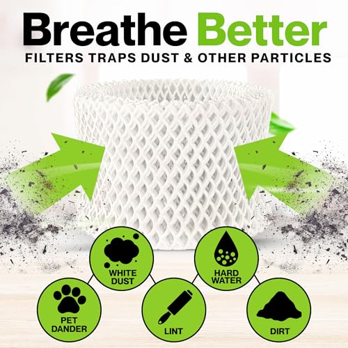 6 Pack of Premium Humidifier Filters Compatible with Honeywell Humidifier Filters HAC (4 Count)