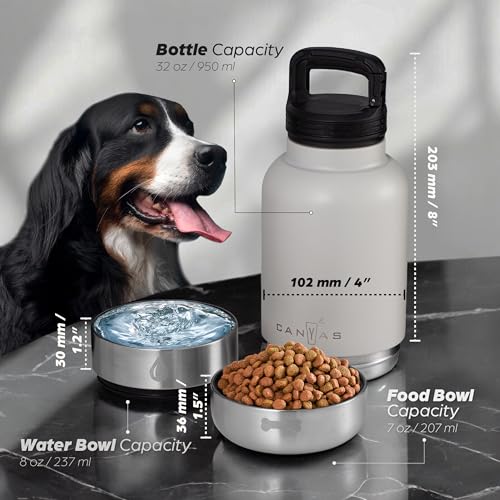 32oz Insulated Dog Water Bottle