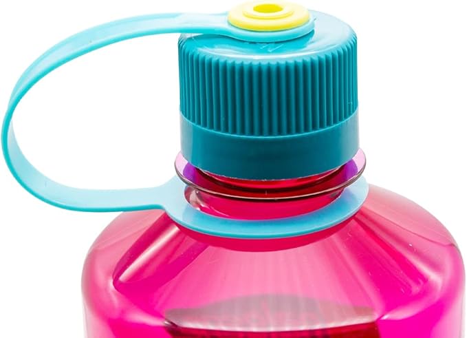 Nalgene Leak Proof Tritan BPA-Free Water Bottle - 32 oz Narrow Mouth - Made in the USA for Outdoor Use & Daily Hydration (Eggplant) (Pack of 6)