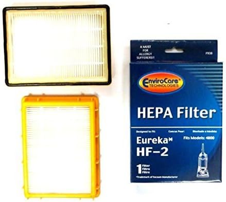 EnviroCare Replacement Vacuum Cleaner Filter and Bag kit Designed to fit Eureka RR Uprights and HF-2 HEPA Filters with 1 belt - AquaVibe