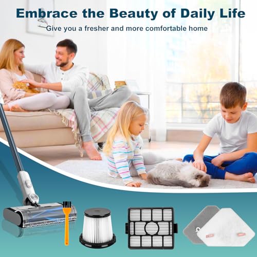 Replacement HEPA Filter for Shark BU3523 BU3521 BU3120 Cordless Stick Vacuum (7 Count)