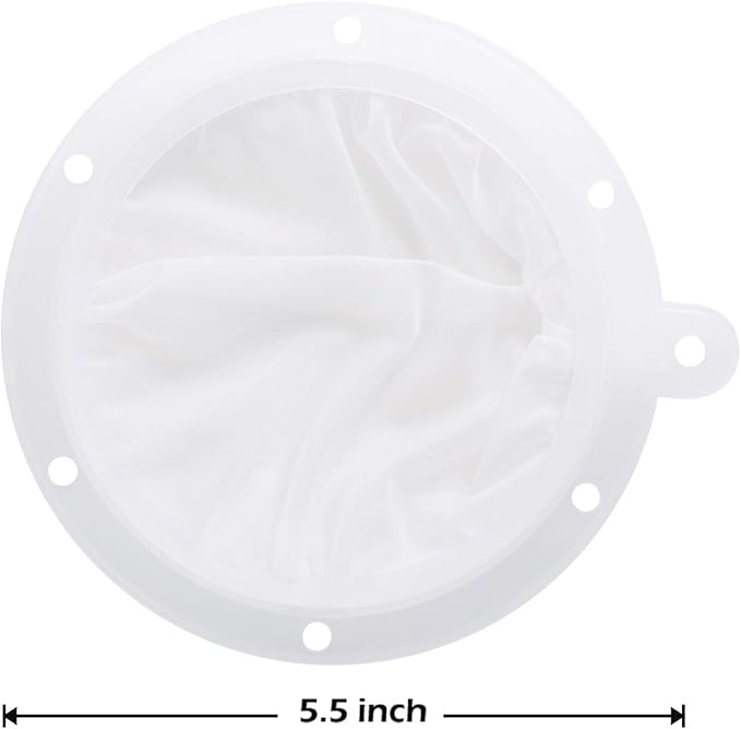 5.5-Inch Premium Food Filter Strainer, 200 Mesh Food Grade Filter Mesh, Tritan BPA Free Strainer Compatible with 5 Inch Kitchen Funnels, Ideal for Filtering Coffee, Juice, Oils, Wine, Soy Milk