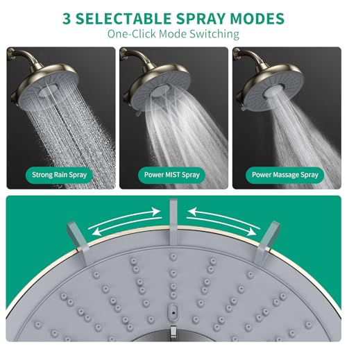F8 Filtered Shower Head 8 Inch Shower Head High Pressure