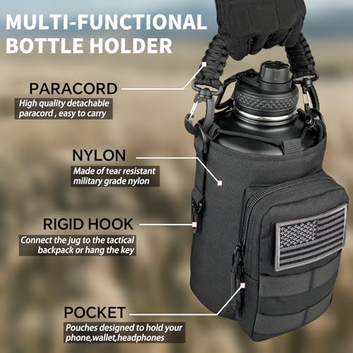 Half Gallon Water Bottle Insulated with Sleeve