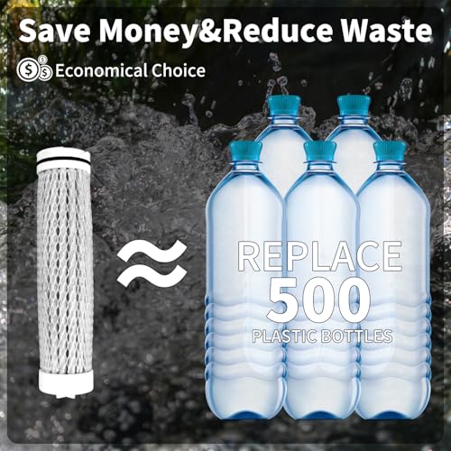 40 OZ Water Filter Bottle with 3