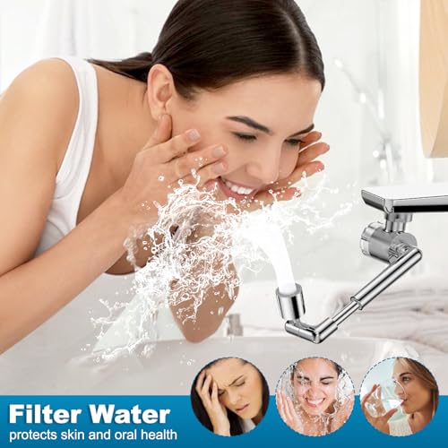 1440º Sink Water Filter Faucet Extender Telescopic (8 Count)