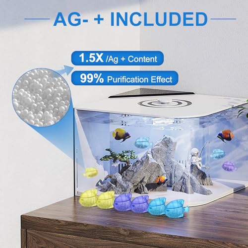 10PC Humidifier Cleaner Fish Universal Humidifier Tank Cleaner Cleaner (10 Count)