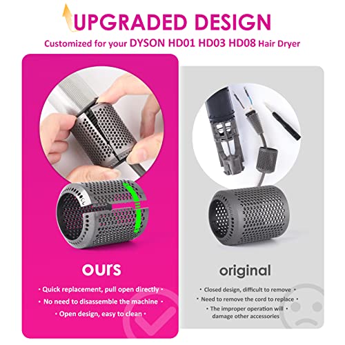 Upgraded Hair Dryer Filter Compatible with Dyson Supersonic Hair Dryer