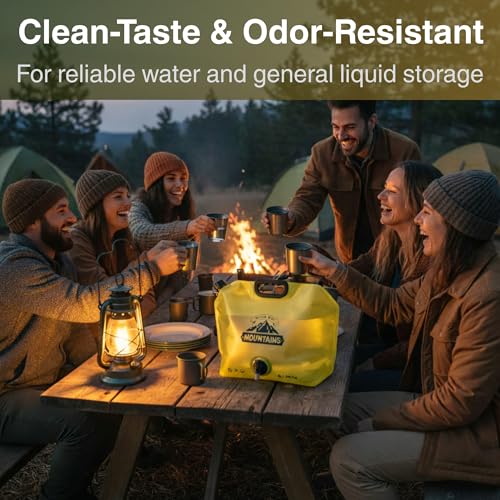 Camping Water Container 2 Gallon Collapsible Water Jug with Spout