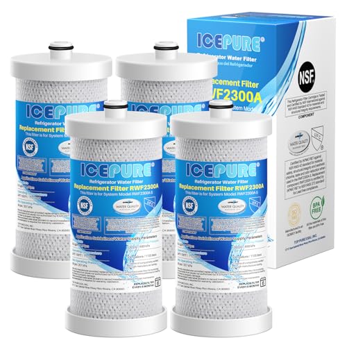 WF1CB Refrigerator Water Filter Replacement for Frigidaire PureSource WFCB (4 Count)