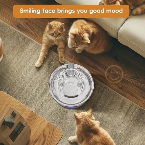 Cat Water Fountain Stainless Steel (108 Fl Oz)