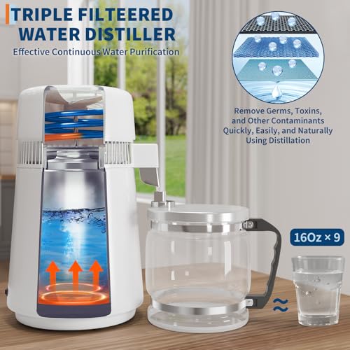 4L Countertop Water Distiller