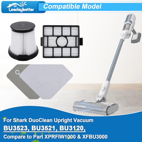 BU3523 BU3521 Filter Replacement for Shark Clean and Empty Cordless Vacuum (9 Count)