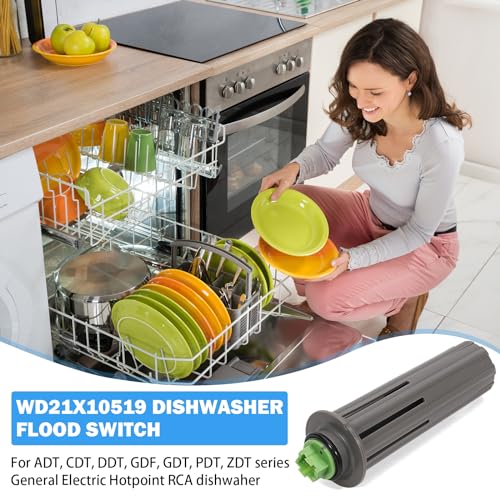 Upgraded WD21X10519 Dishwasher Flood Switch and Thermistor Assembly