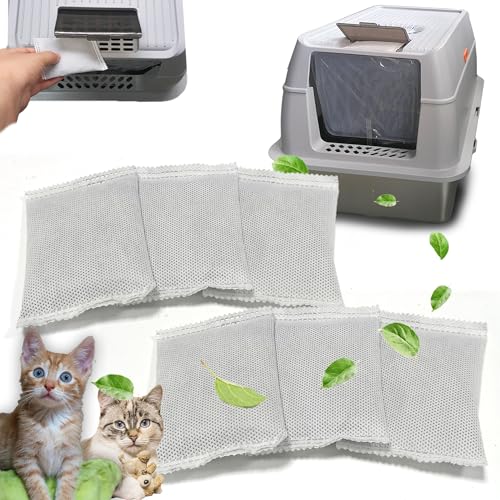 Activated Charcoal for OKSOTY Stainless Steel Cat Litter Box (6 Count)