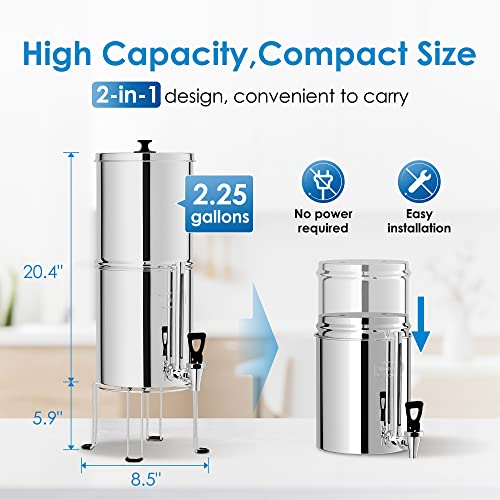 TK S Gravity Water Filter System