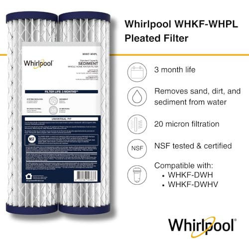 10" x 2.5" Whole House Sediment Water Filters (2 Count)