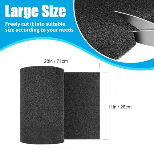 2 Pack Aquarium Bio Sponge Filter Media Pad Cut