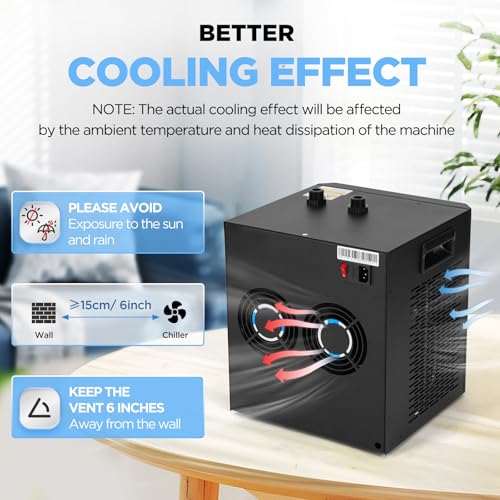 1 3HP Ice Bath Water Chiller with Hose