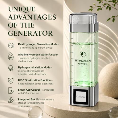 Hydrogen Water Bottle Generator PRO