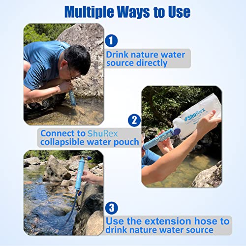 6L Gravity Fed Water Filtration System with Adjustable Tree Strap