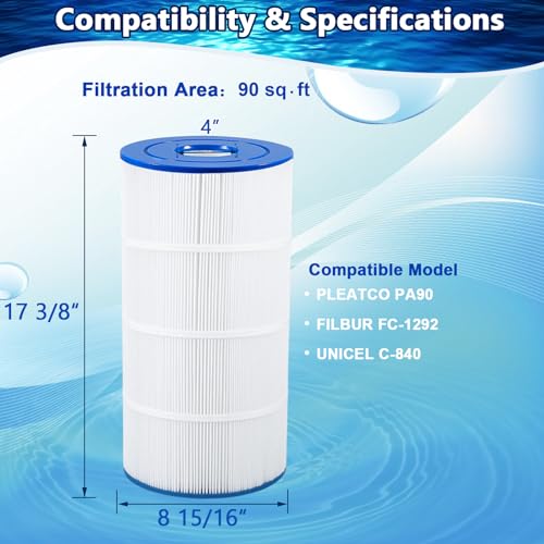 Pool Filter Cartridge Compatible with Hayward Star