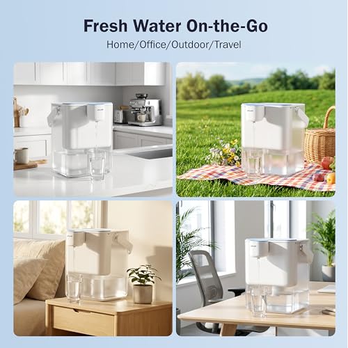 MD40 Electric Water Filter Dispenser with 2 Filters