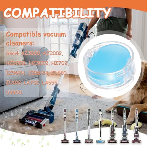 4Pack Odor Neutralizer Replacement Cartridge fit for Shark AZ3000 AZ3002 HZ3000 IZ862H IZ562H ZD550 ZU102 LA702 Odor Elimination Replacement 1541FC3000