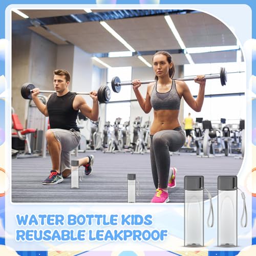 30 Pcs Water Bottles Bulk 17 Oz Plastic Leak Proof