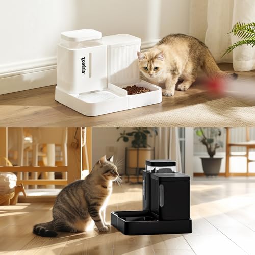 Automatic Cat Feeder and Water Dispenser Set
