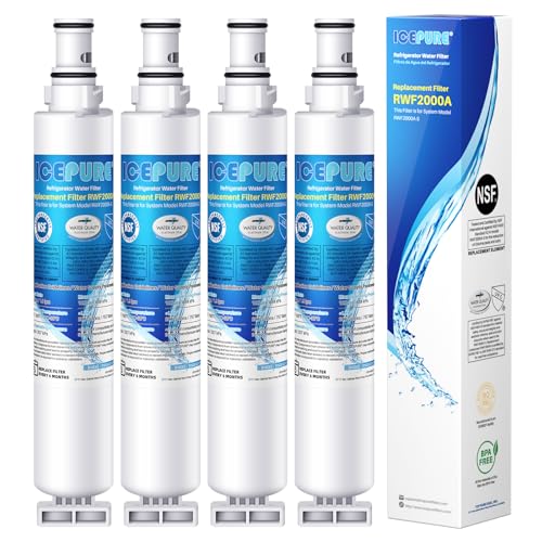 4396701 Water Filter Replacement for Whirlpool EDR6D1 (4 Count)