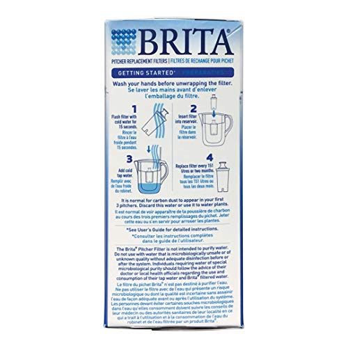 35503 Water Filter Pitcher Advanced Replacement Filters (3 Count)