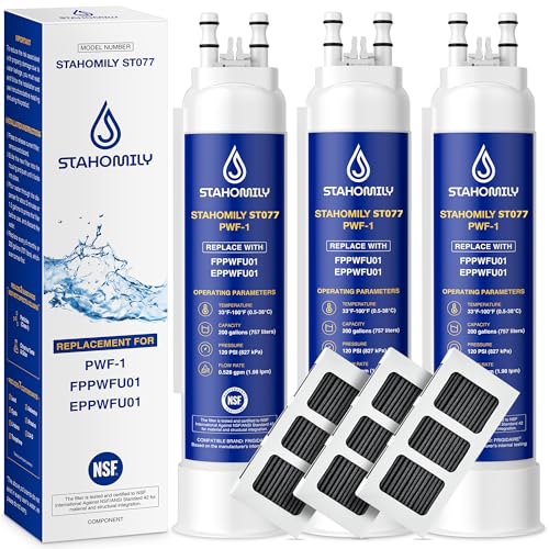 FPPWFU01 PWF 1 Water Filter Replacement for Frigidaire (6 Count)