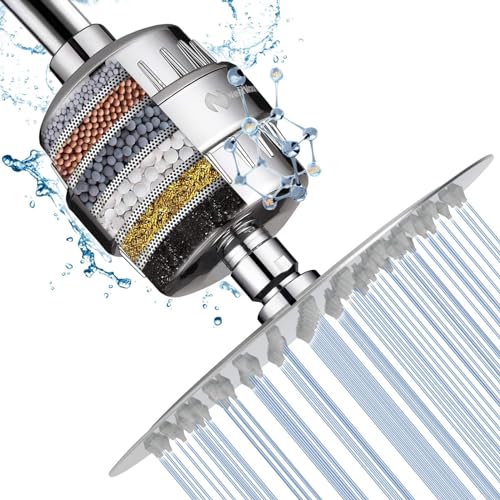 Shower Head and 15 Stage Shower Filter Combo