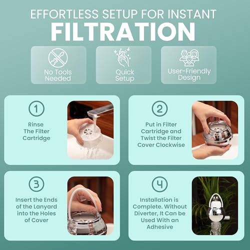 Bath Water Filter for Tub Faucet