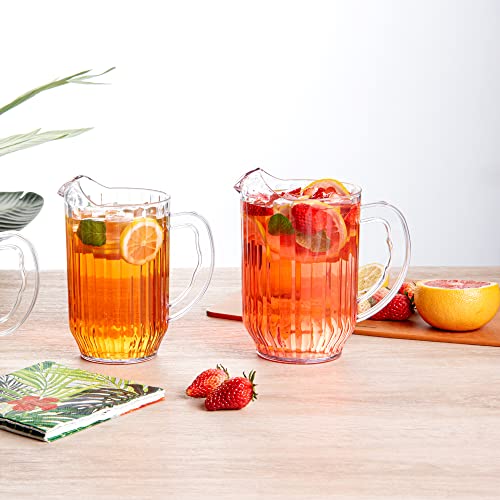 60 oz Clear Plastic Water Pitcher