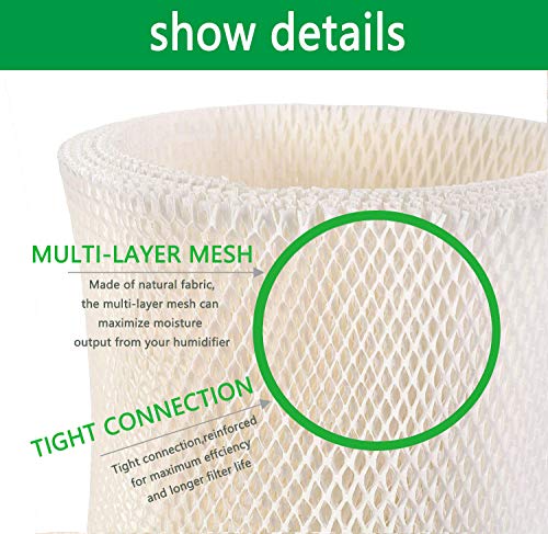 4 Pack Replacement for Emerson MAF2 Moist air Wicking Humidifier Filter Designed to Compatible with Emerson Part # MAF2 & Kenmore Part # 15508 (4 Count)