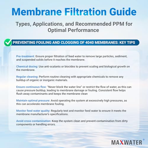 XLP 4040 Reverse Osmosis 4" x 40" RO Membrane (2 Count)