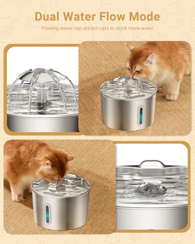 Cat Water Fountain Stainless Steel