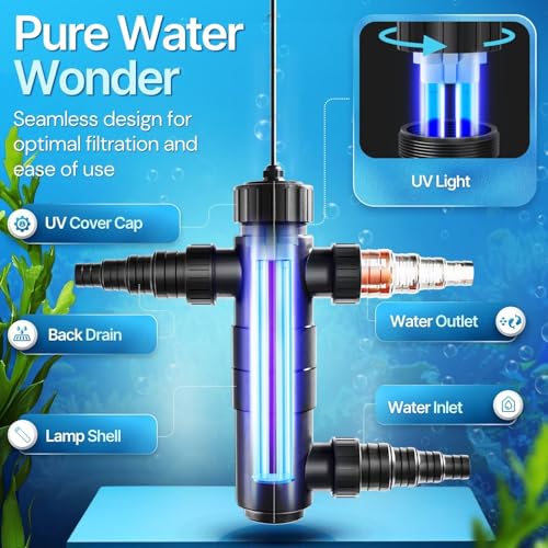 Pond UV Lights for Outdoor Ponds